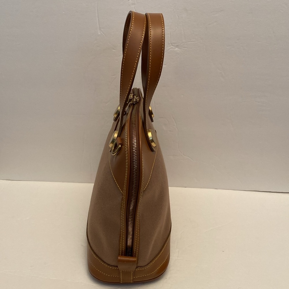 Vintage Dooney & Bourke Canvas and Leather Dome Bag - Picture 8 of 16